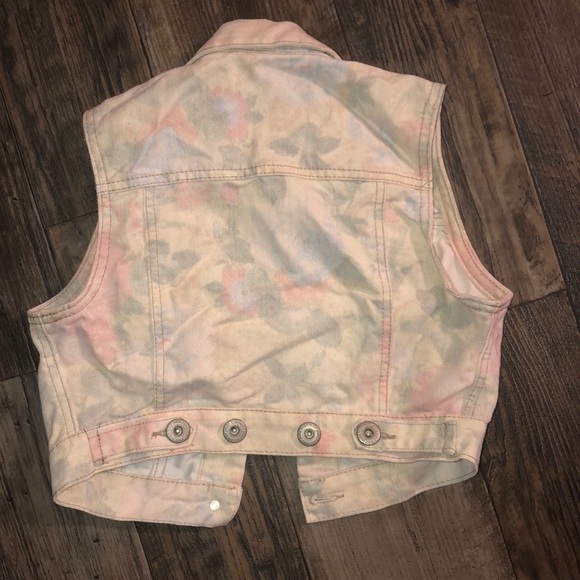 Jean flower vest - Picture 2 of 2